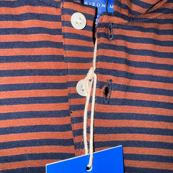 MAISON ME Boy's Cotton Striped Polo - Picture 5 of 9
